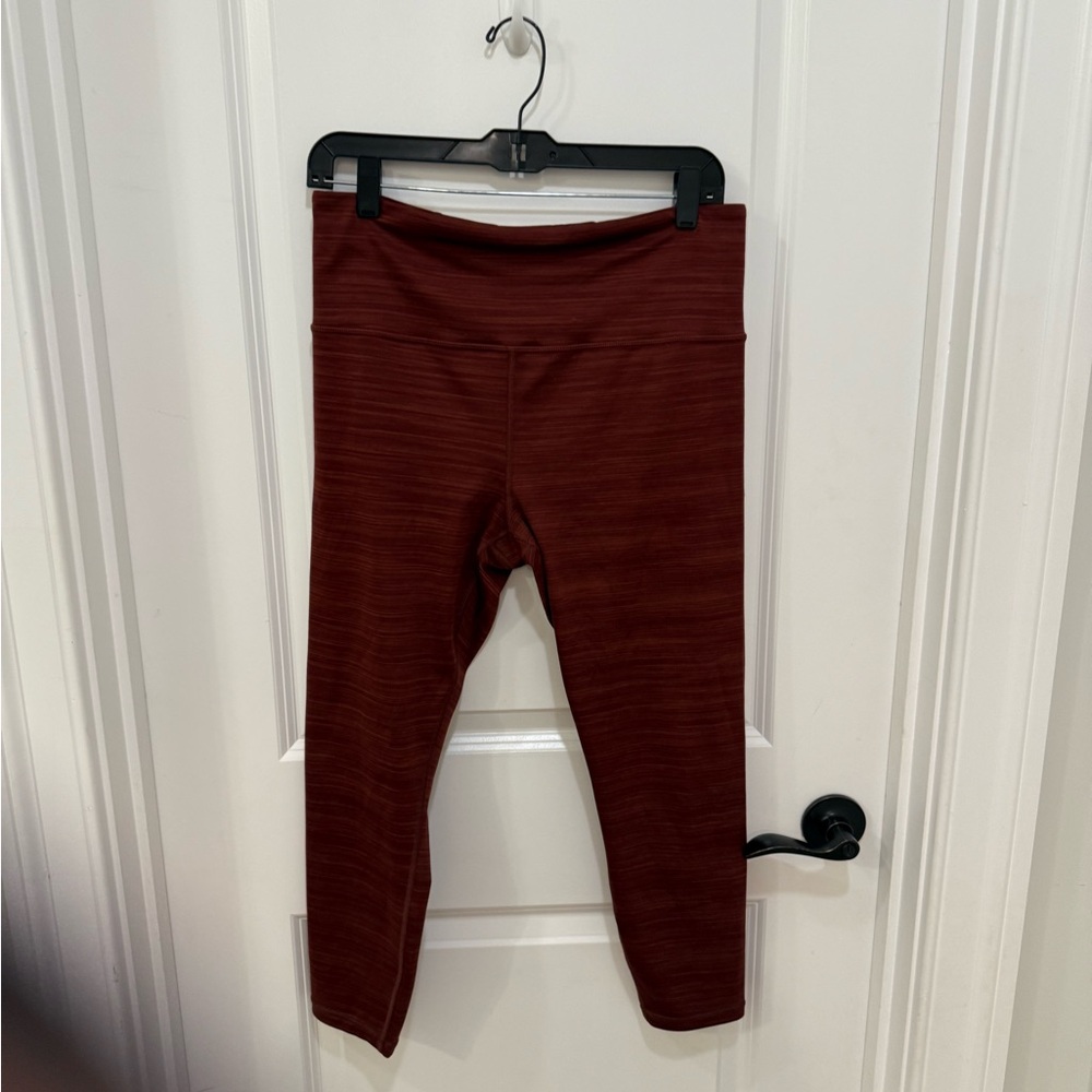 Athleta Maroon Leggings